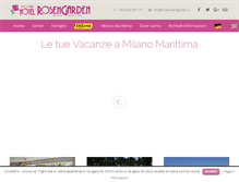Tablet Screenshot of hotelrosengarden.it